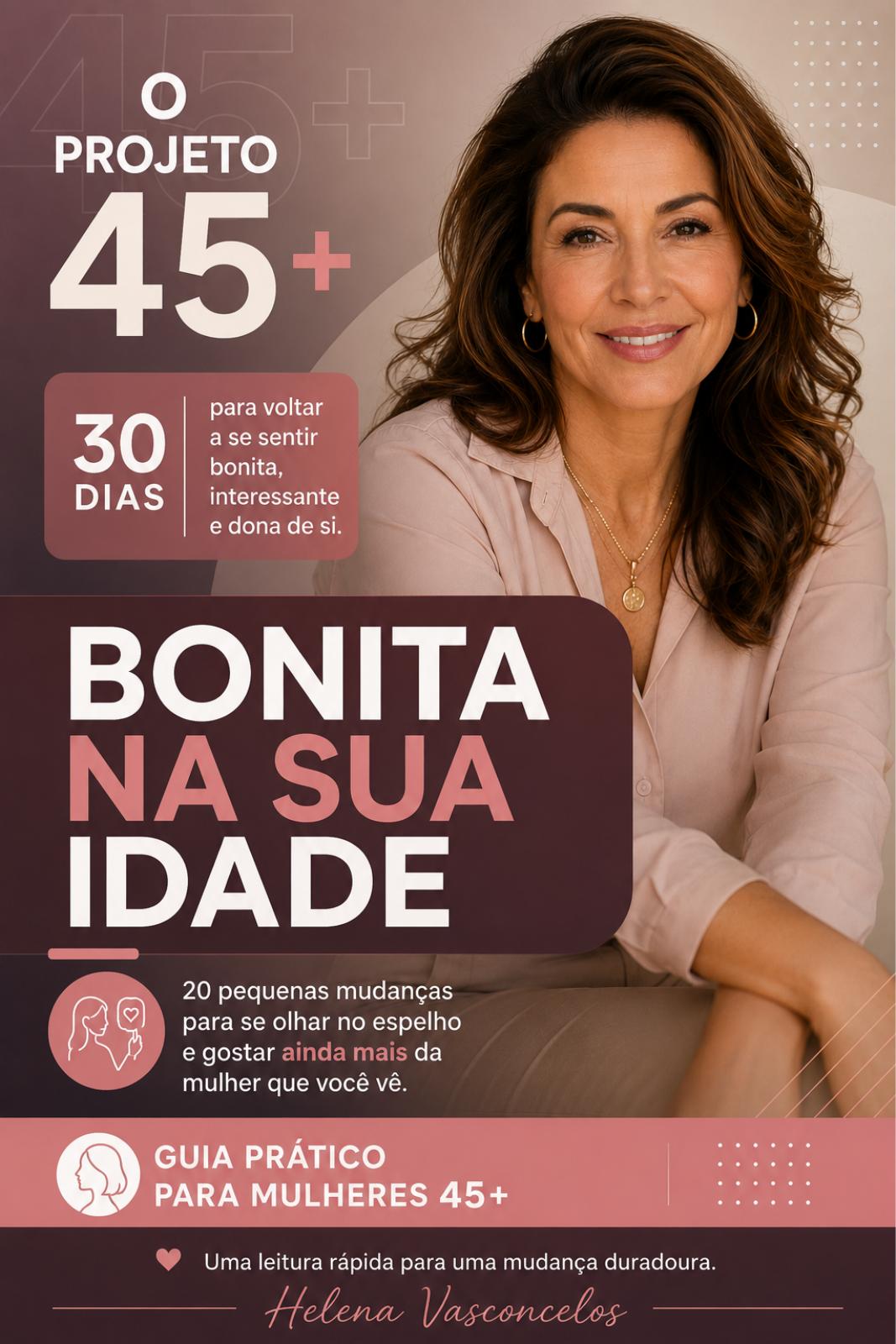 Capa do e-book Bonita na Sua Idade